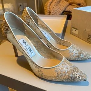 Jimmy Choo Lace Heels